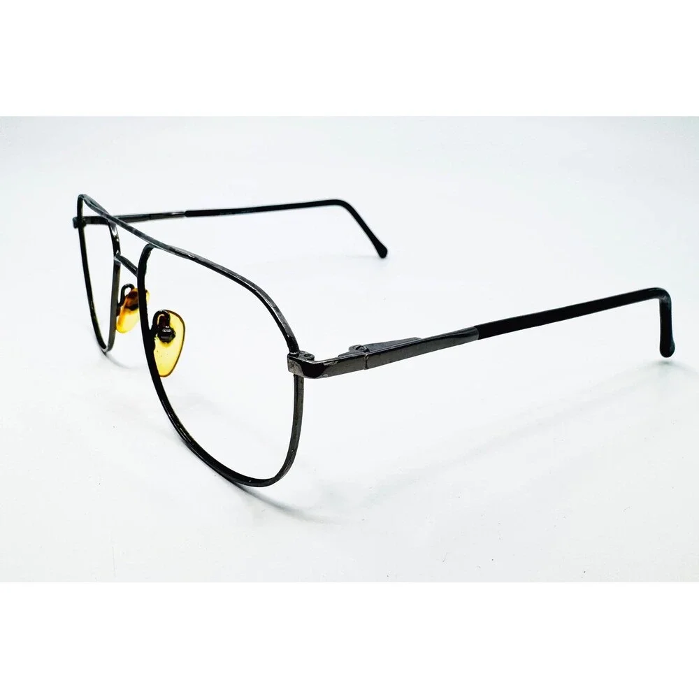 Boardroom Classics Eyeglasses Mens Gunmetal Aviator BC908 55-18-145